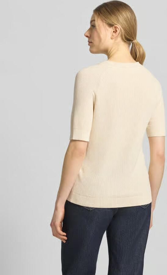 Selected regular fit gebreide trui van viscose-katoenmix model 'ELINNA' - Foto 6