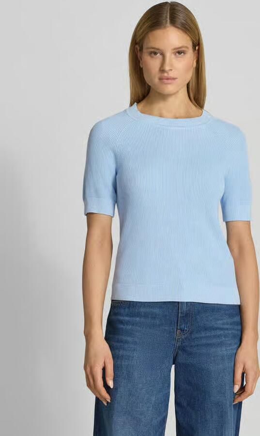 Selected regular fit gebreide trui van viscose-katoenmix model 'ELINNA' - Foto 7