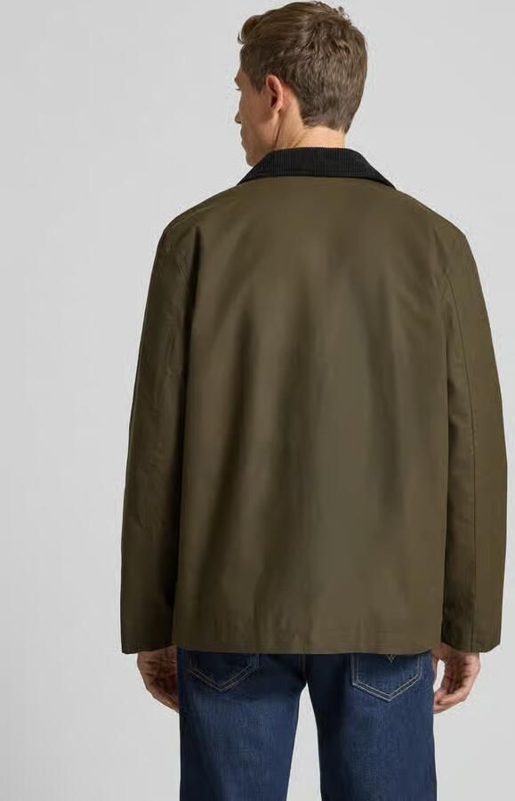 Selected Homme Regular fit gewaxt jack van puur katoen model 'WALTER'