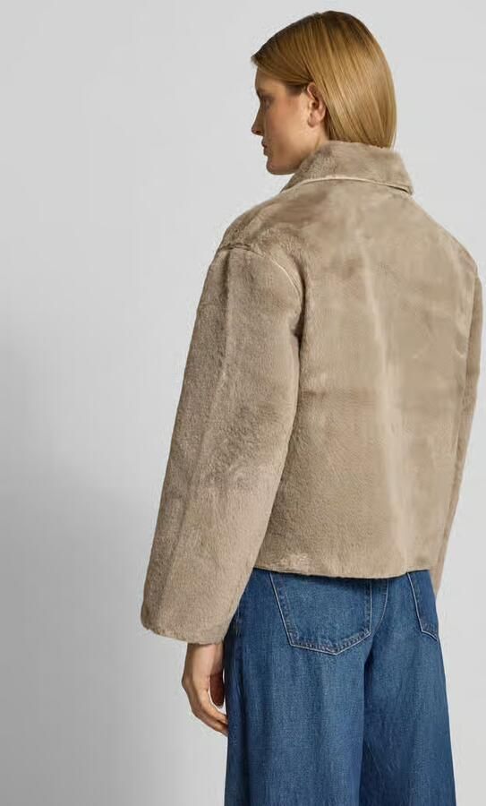 Selected Regular fit jas van imitatiebont met platte kraag Model 'NEW CILO' - Foto 3