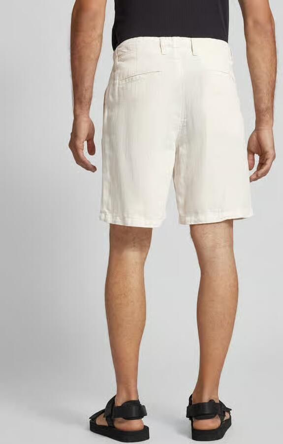 Selected Regular fit korte broek met geweven motief