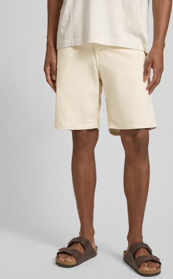 Selected regular fit korte jeans van katoenmix model 'ALEX' - Foto 5