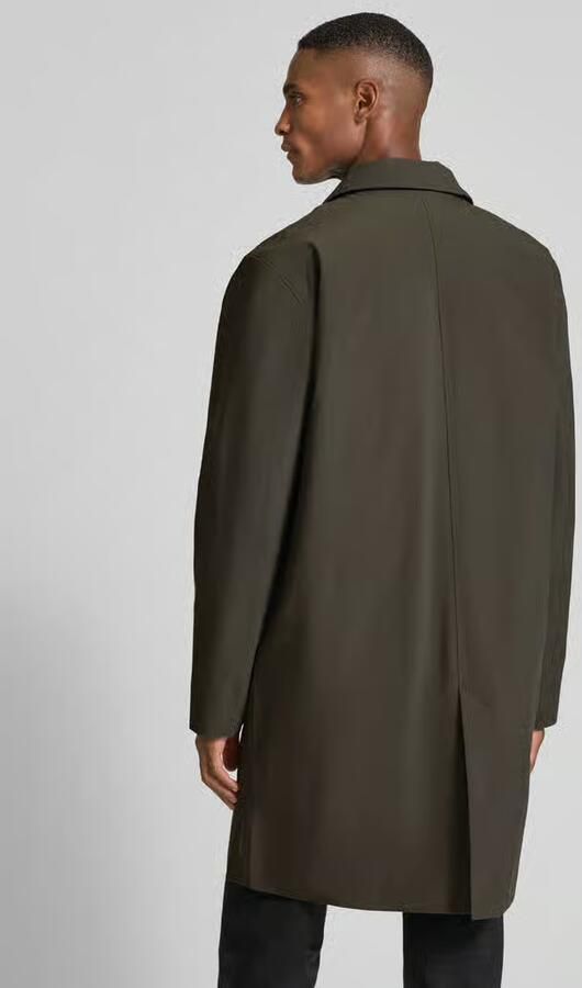 Selected Homme Regular fit lange functionele jas met los te knopen gilet model 'SILAS'