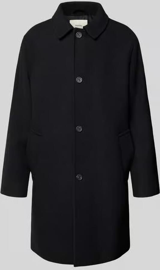 Selected Regular fit lange jas van wolmix model 'RONNIE'
