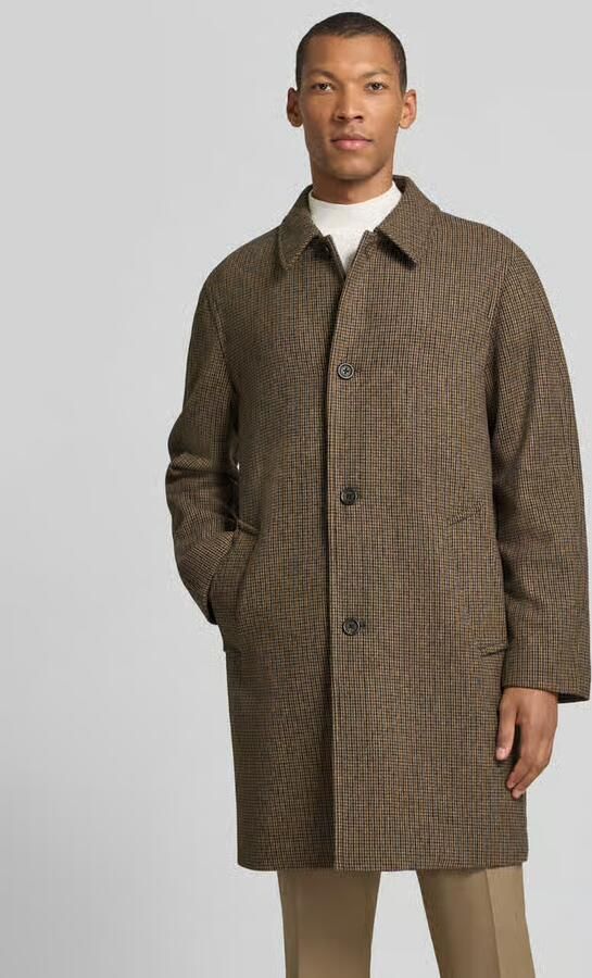 Selected Regular fit lange jas van wolmix model 'RONNIE' - Foto 2