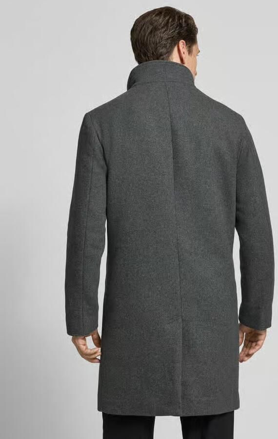 Selected Homme Regular fit lange wollen jas met gewatteerde inzet model 'RAINAR'
