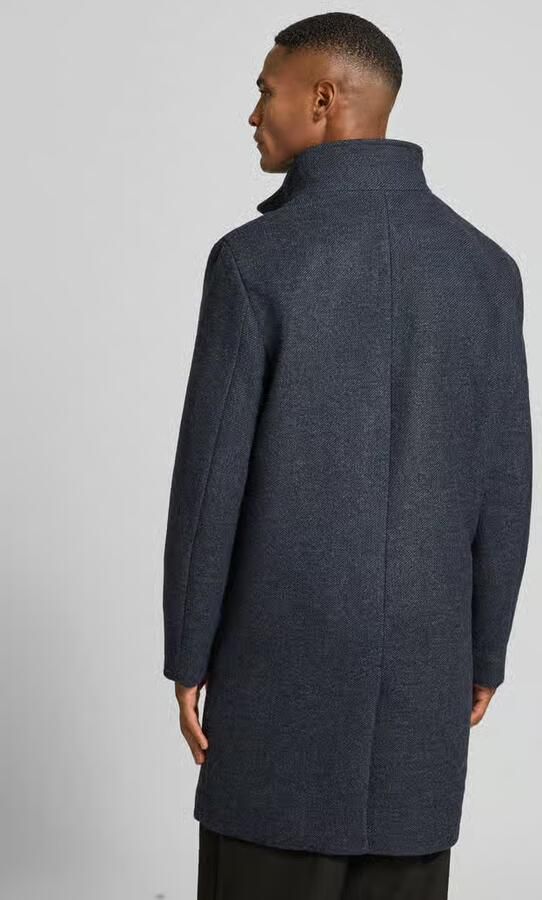 Selected Homme Regular fit lange wollen jas met gewatteerde inzet model 'RAINAR'