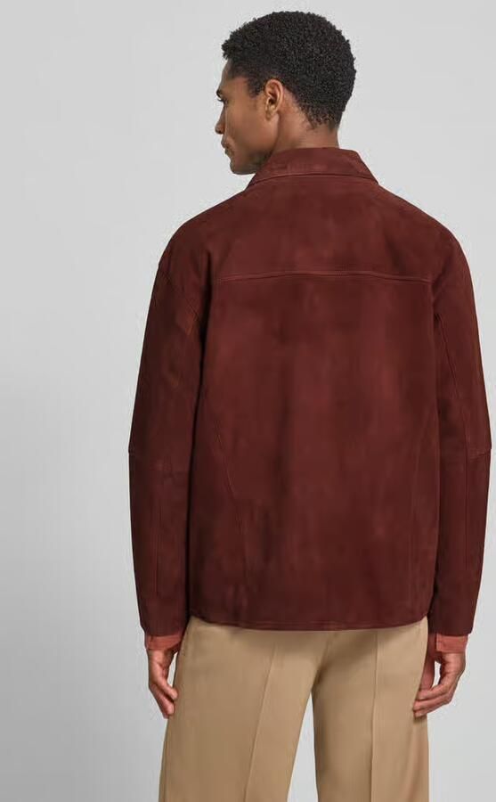 Selected regular fit leren jack van echt geitenleer model 'RORY' - Foto 2