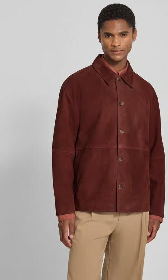 Selected regular fit leren jack van echt geitenleer model 'RORY' - Foto 3