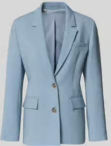 Selected Regular fit longblazer met reverskraag model 'RITA'