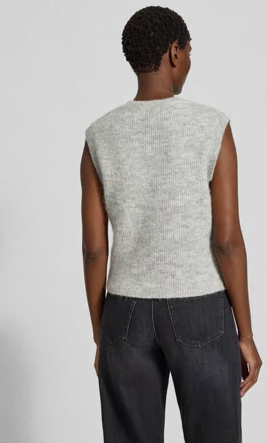 Selected Femme Regular fit mouwloos vest van wolmix model 'LULU'