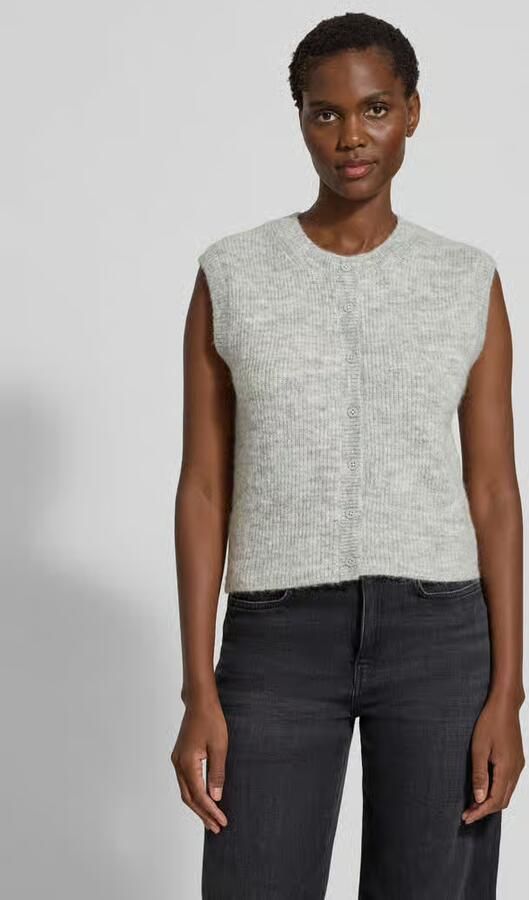 Selected Femme Regular fit mouwloos vest van wolmix model 'LULU' - Foto 2