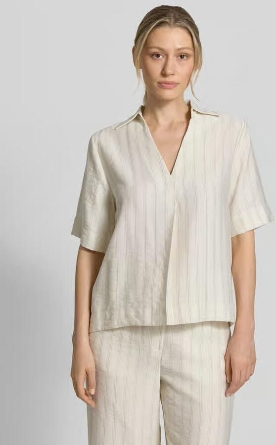 Selected regular fit overhemdblouse van lyocellmix model 'MARIE' - Foto 3