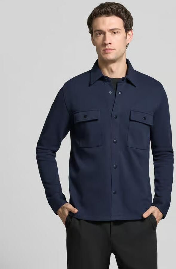 Selected Regular fit overhemdjack met borstzakken model 'JACKIE' - Foto 6