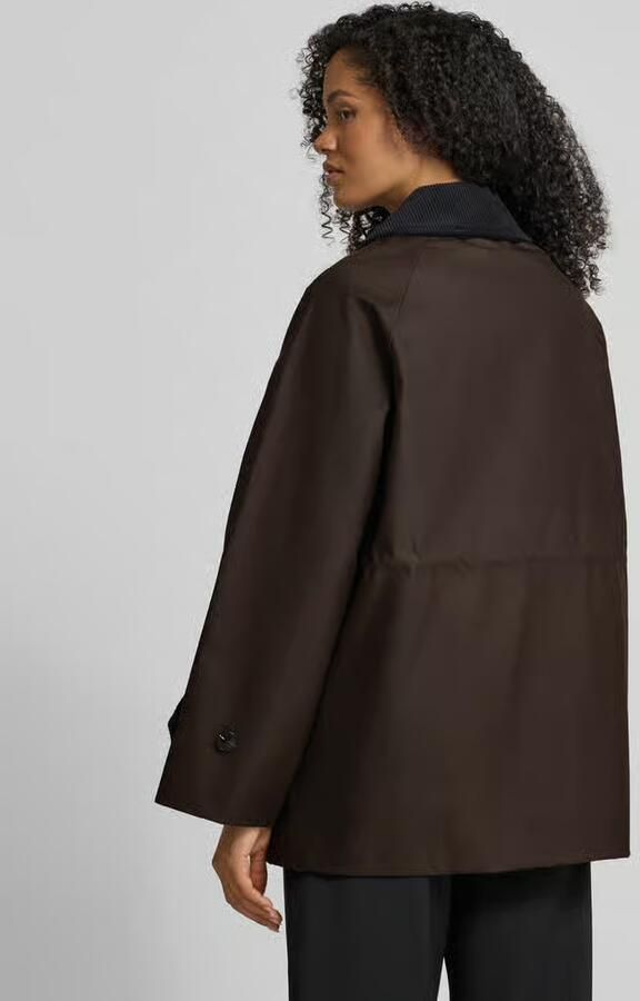 Selected Regular fit overhemdjack van gewaxte puur katoen Model 'WILMA'