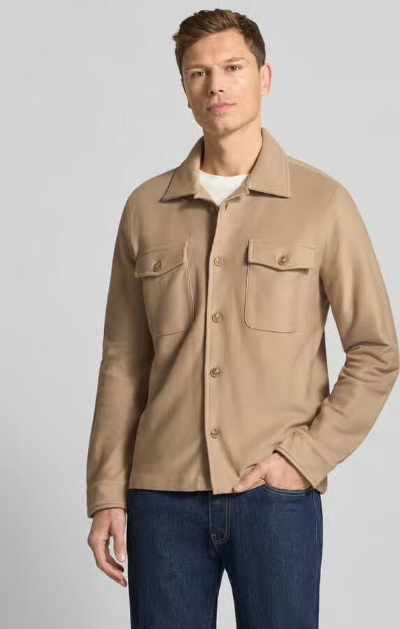 Selected Homme Regular fit overhemdjack van puur biologisch katoen model 'OLIVER' - Foto 4