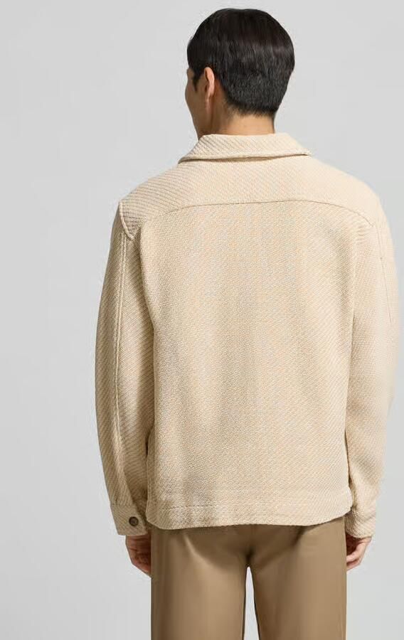 Selected Regular fit overhemdjack van puur biologische katoenmix model 'REGFRED'