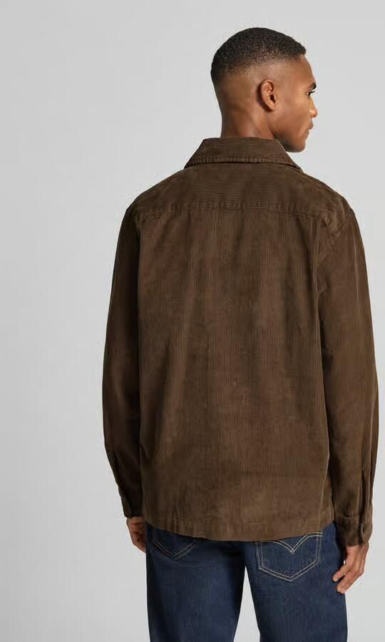 Selected Homme Regular fit overhemdjack van puur katoen model 'REGTATE'