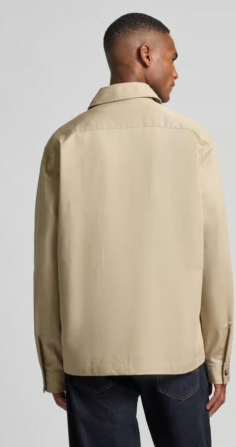 Selected Homme Regular fit overhemdjack van puur katoen model 'TATE'