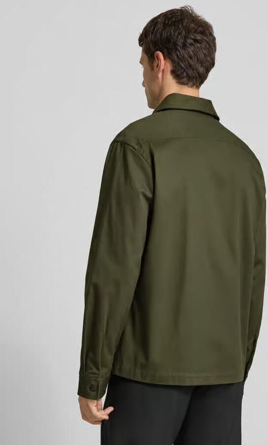 Selected Homme Regular fit overhemdjack van puur katoen model 'TATE'