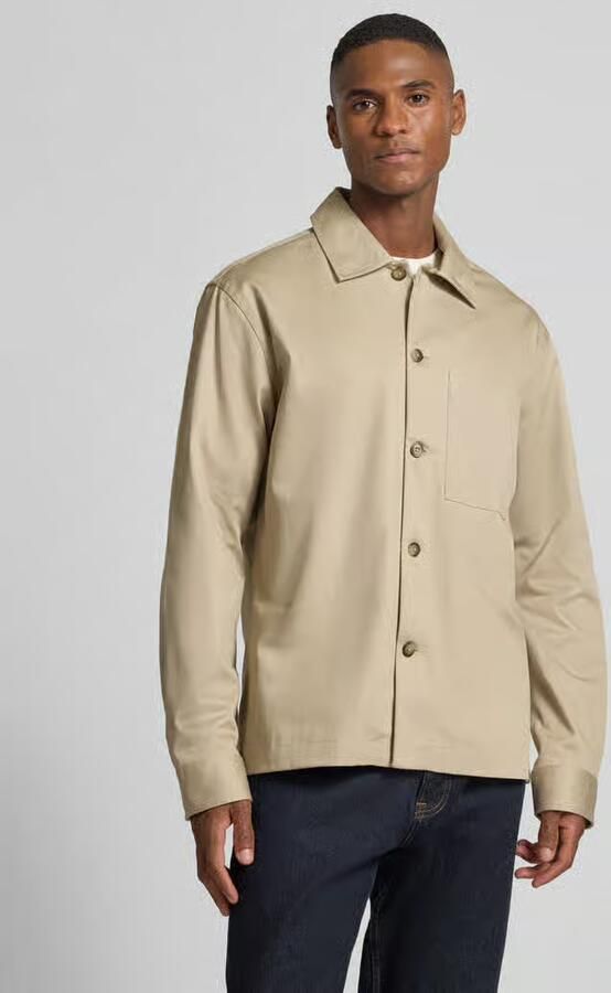 Selected Homme Regular fit overhemdjack van puur katoen model 'TATE' - Foto 2