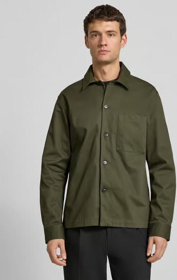 Selected Homme Regular fit overhemdjack van puur katoen model 'TATE' - Foto 2