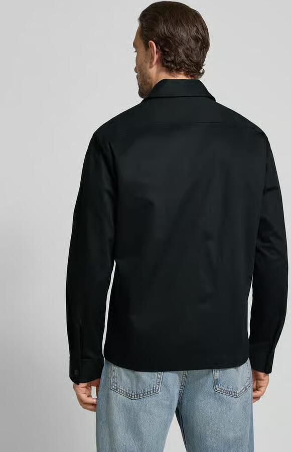 Selected Homme Regular fit overhemdjack van puur katoen model 'TATE'