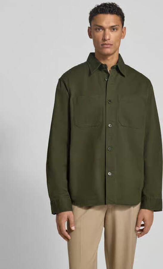 Selected Homme Regular fit overhemdjack van puur katoen model 'TRAVIS' - Foto 6