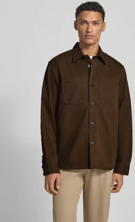 Selected Homme Regular fit overhemdjack van puur katoen model 'TRAVIS' - Foto 4