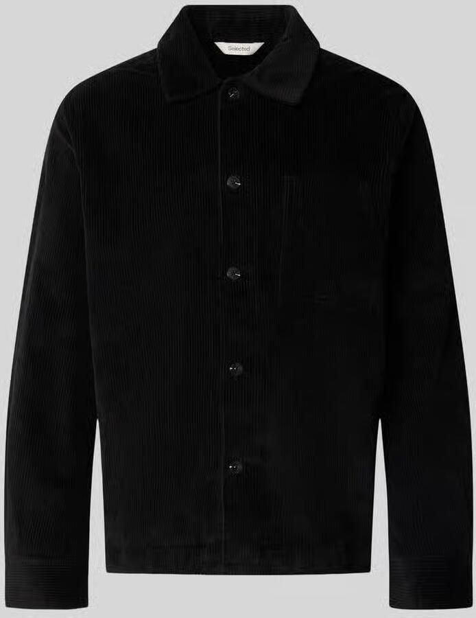 Selected Regular fit overshirt van katoenmix model 'OTTO' - Foto 2