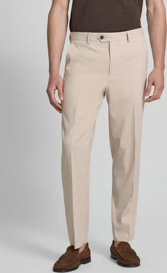 Selected regular fit pantalon met linnen model 'STYLE.MAINE' - Foto 3