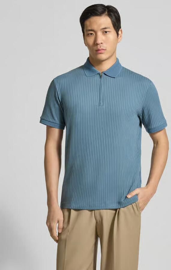 Selected Regular fit Poloshirt met katoen Model 'FAVE' - Foto 7
