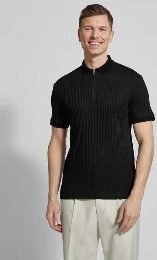 Selected Regular fit Poloshirt met katoen Model 'FAVE' - Foto 3