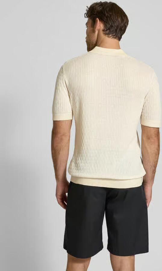 Selected Homme Regular fit poloshirt van een mix van katoen en lyocell model 'CHANCE'