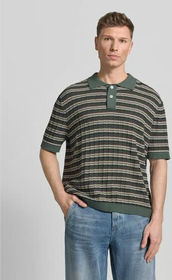 Selected regular fit poloshirt van katoen knitwear model 'DANE' - Foto 2