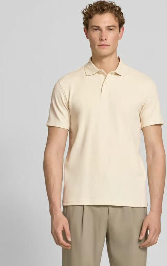 Selected regular fit poloshirt van katoenmix model 'BLAZE' - Foto 4
