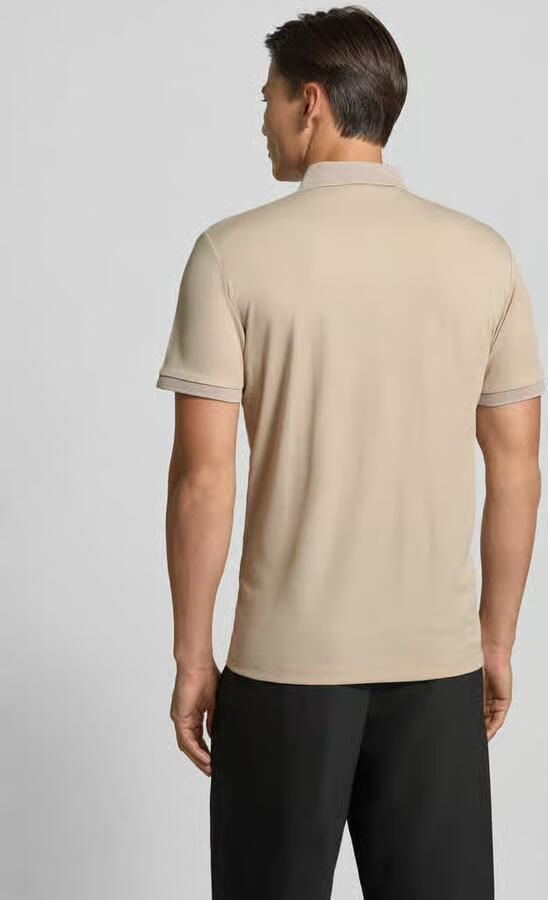 Selected Regular fit poloshirt van katoenmix model 'FAVE' - Foto 3