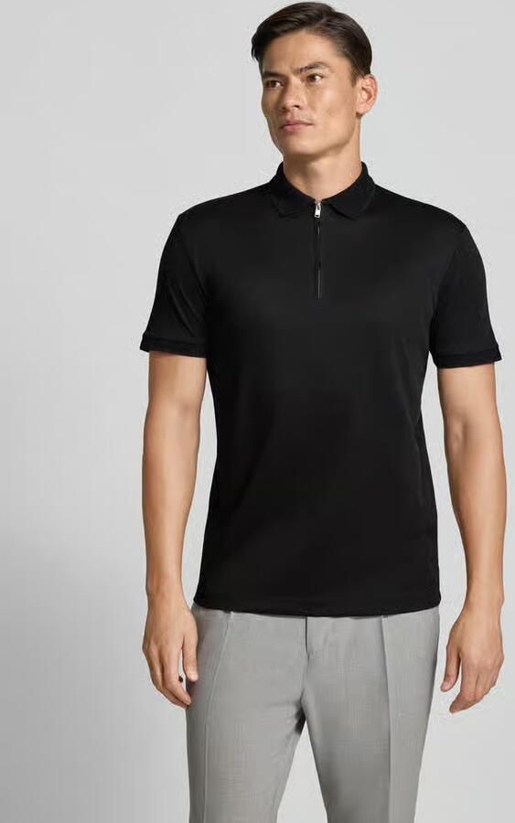Selected Homme Regular fit poloshirt met ritssluiting model 'FAVE' - Foto 10