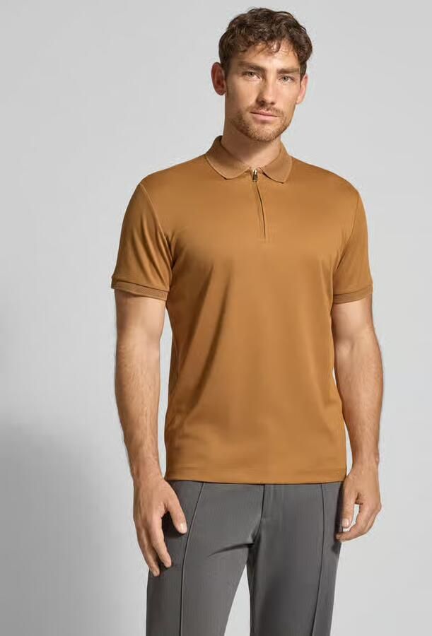Selected Homme Regular fit poloshirt van katoenmix model 'FAVE' - Foto 3
