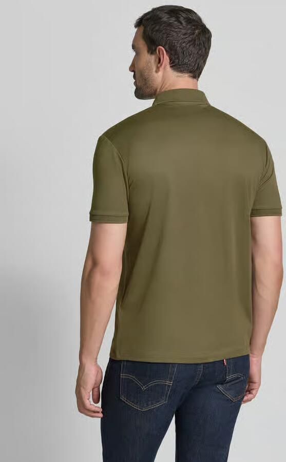 Selected Homme Regular fit poloshirt met ritssluiting model 'FAVE'