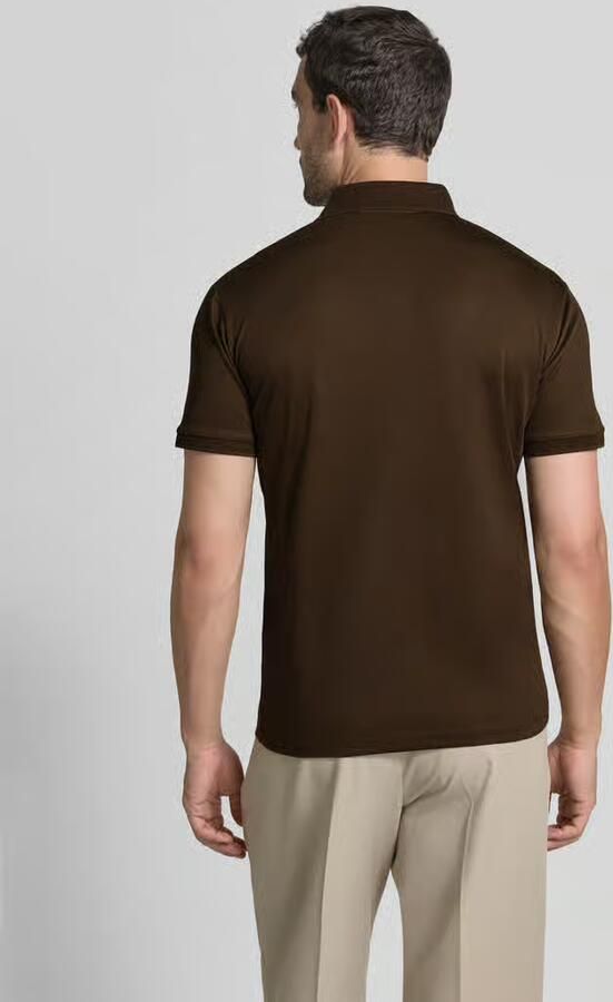 Selected Homme regular fit poloshirt van katoenmix model 'FAVE'