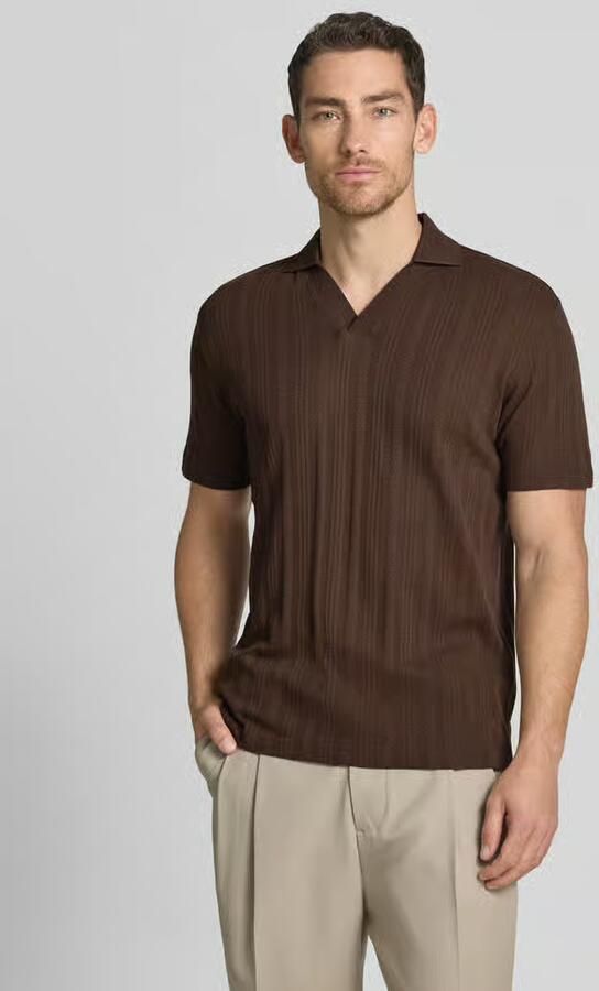 Selected regular fit poloshirt van katoenmix model 'TRAVIS' - Foto 4