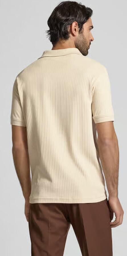 Selected Regular fit poloshirt van katoenmix model 'TRISTAN'