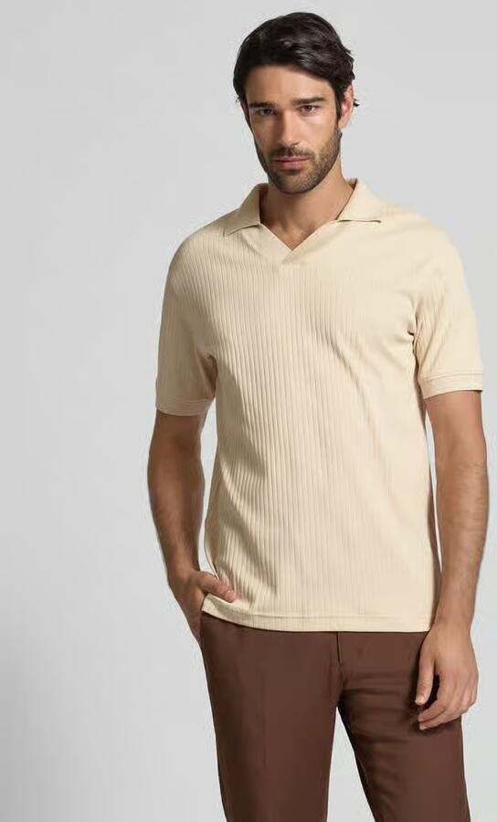 Selected Regular fit poloshirt van katoenmix model 'TRISTAN' - Foto 2