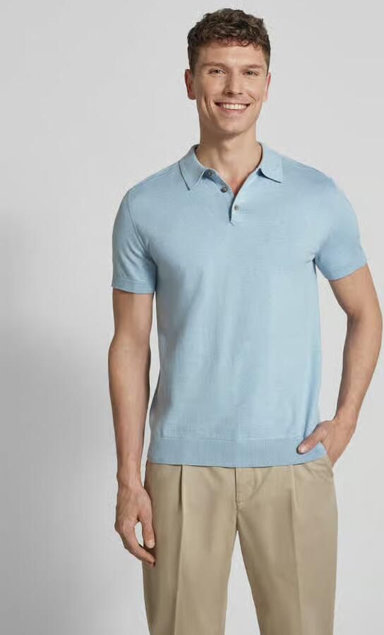Selected Regular fit Poloshirt van Mix van biologisch katoen Model 'BERG' - Foto 11