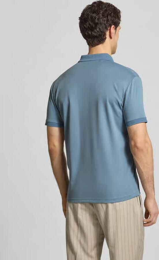 Selected Homme Regular fit Poloshirt van Mix van biologisch katoen Model 'FAVE' - Foto 6