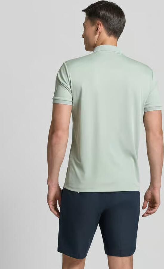 Selected regular fit poloshirt van mix van biologisch katoen model 'FAVE' - Foto 5