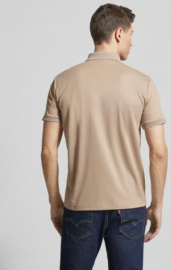 Selected Regular fit Poloshirt van Mix van biologisch katoen Model 'FAVE' - Foto 2