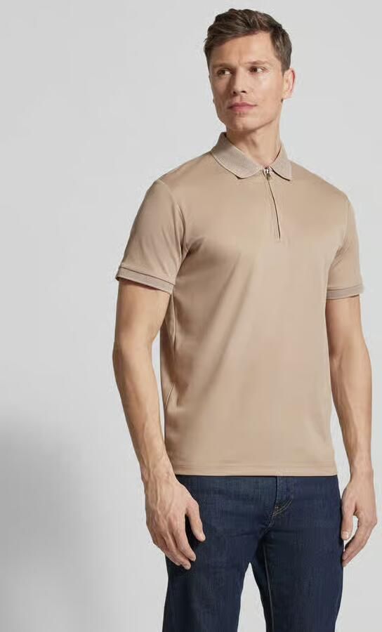 Selected Regular fit Poloshirt van Mix van biologisch katoen Model 'FAVE' - Foto 3