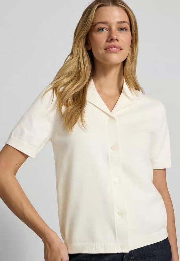 Selected regular fit poloshirt van puur biologisch katoen model 'AMOUR'